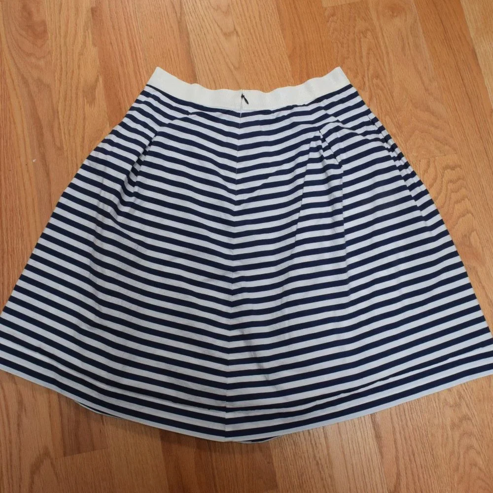 Loft Striped A-Line Skirt in Women's Size 8/10 - Picture 11 of 16